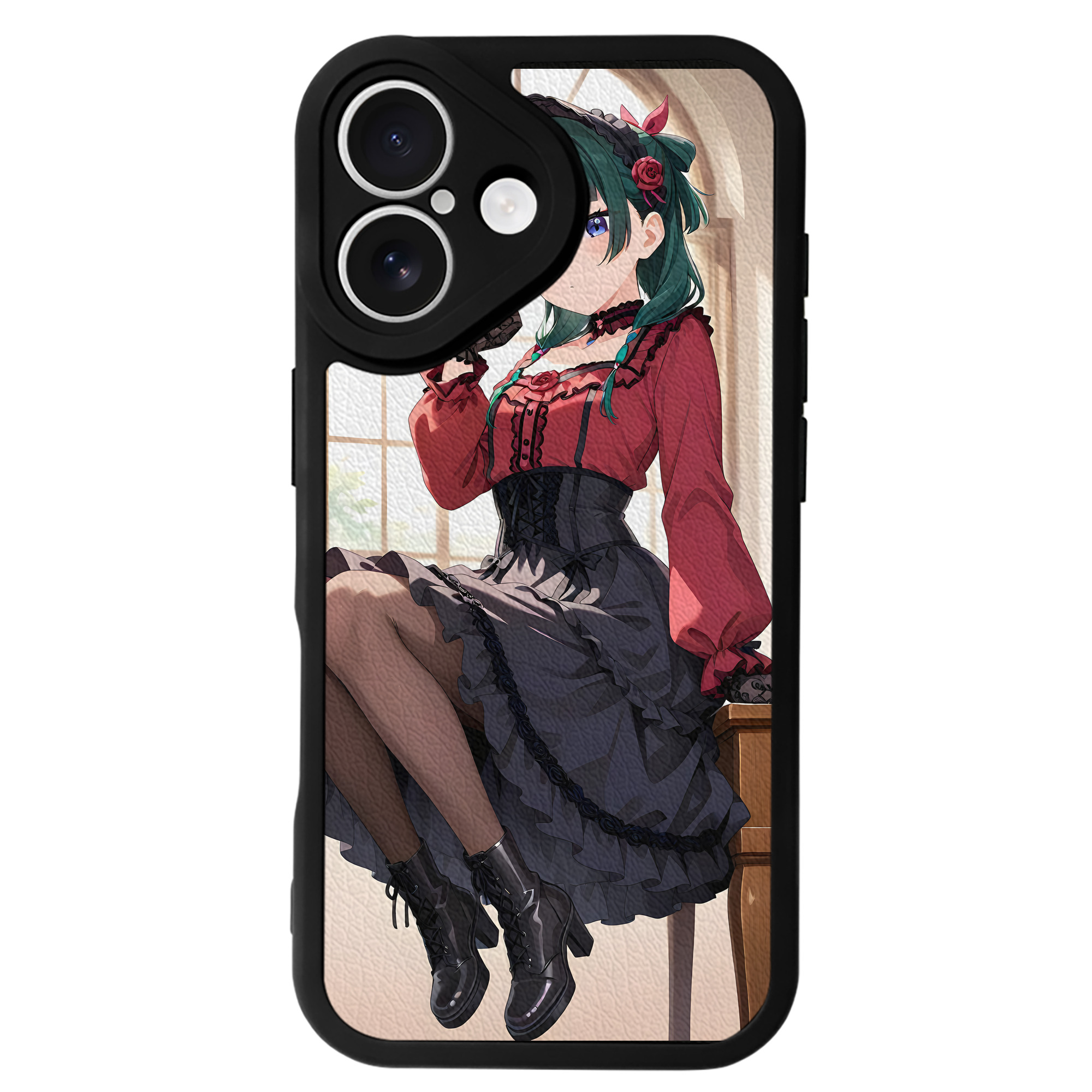 （画像用） 薬屋のひとりごと The Apothecary Diaries 【iPhone 16シリーズ対応】シリコンスマホケース（レザー調） 材質：シリコン